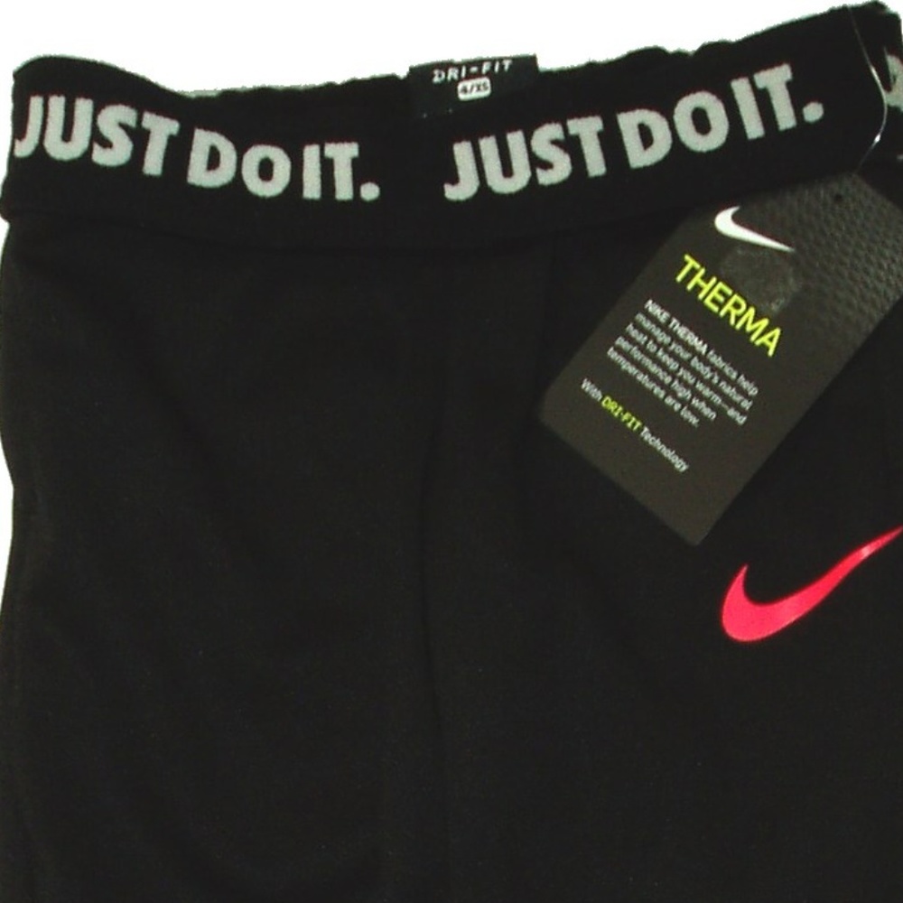 Girls Nike Therma Pants Sports Athletic Warm - Picture 3 of 8